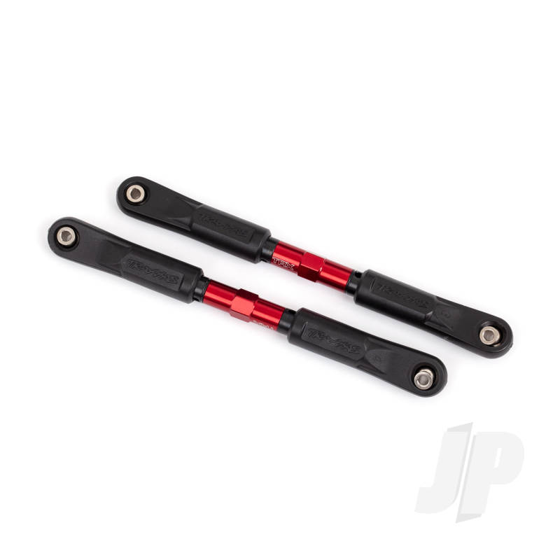 Traxxas Camber Links, Front, Sledge (Tubes Red-Anodised, 7075-T6 Aluminium, Stronger Than Titanium) (117Mm) (2)/ Rod Ends, Assembled With Steel Hollow Balls (4)/ Aluminium Wrench, 8Mm (1) (TRX9547R)