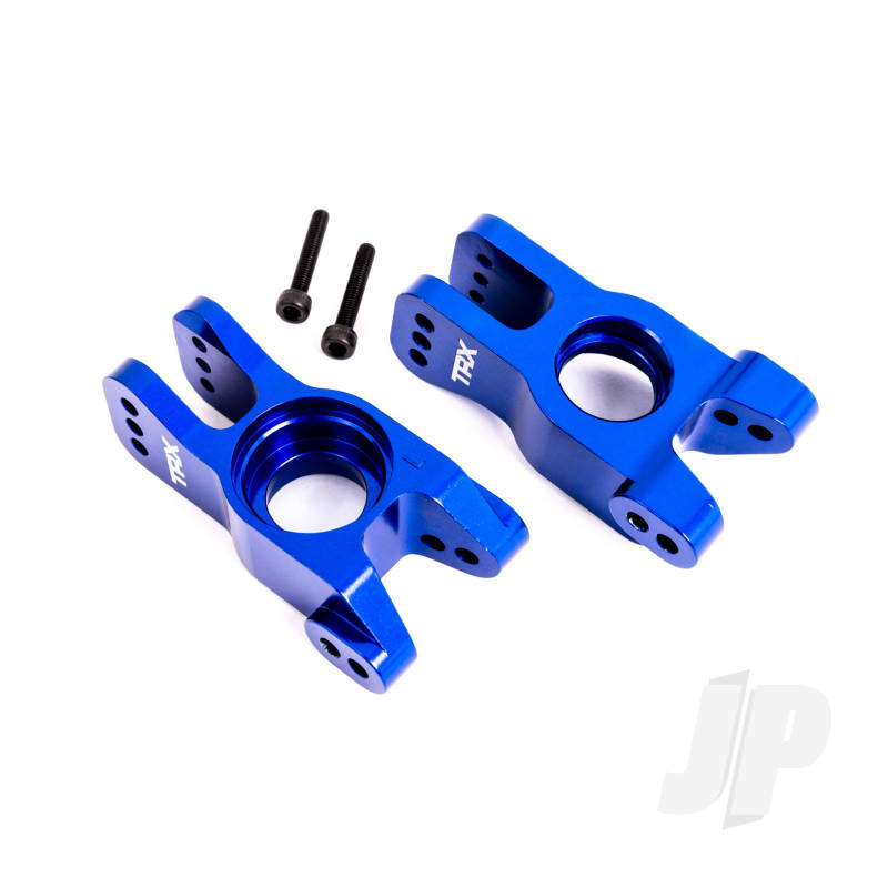 Traxxas Carriers, Stub Axle, 6061-T6 Aluminium (Blue-Anodised) (Left And Right) (TRX9552X)