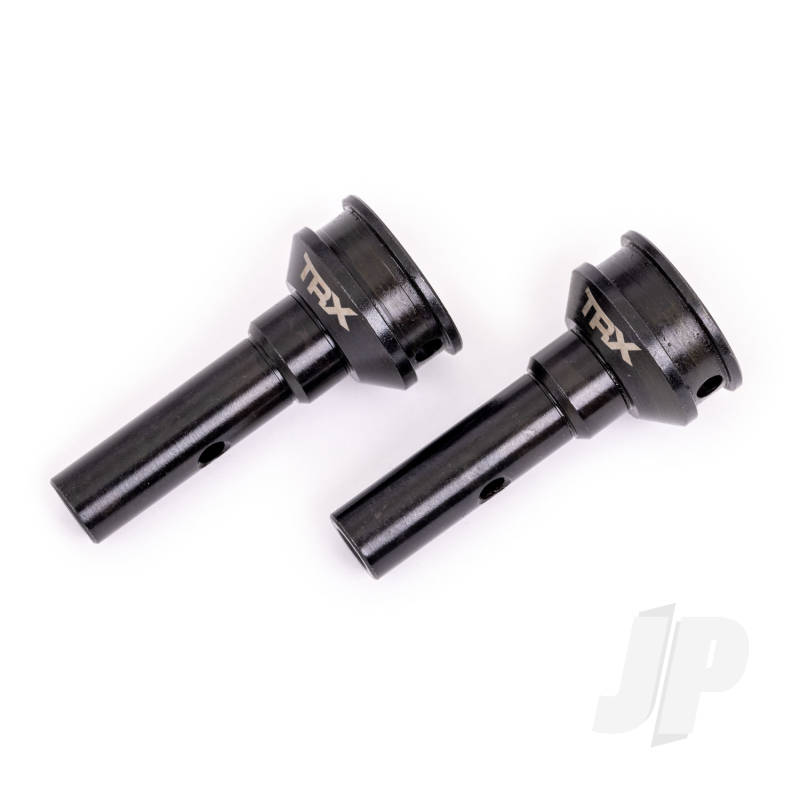 Traxxas Stub Axles, Hardened Steel (2) (For Steel Constant-Velocity Driveshafts) (Fits Sledge) (TRX9553X)