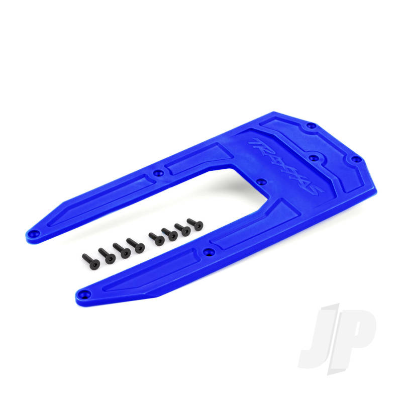 Traxxas Skidplate, Chassis, Blue (Fits Sledge) (TRX9623X)