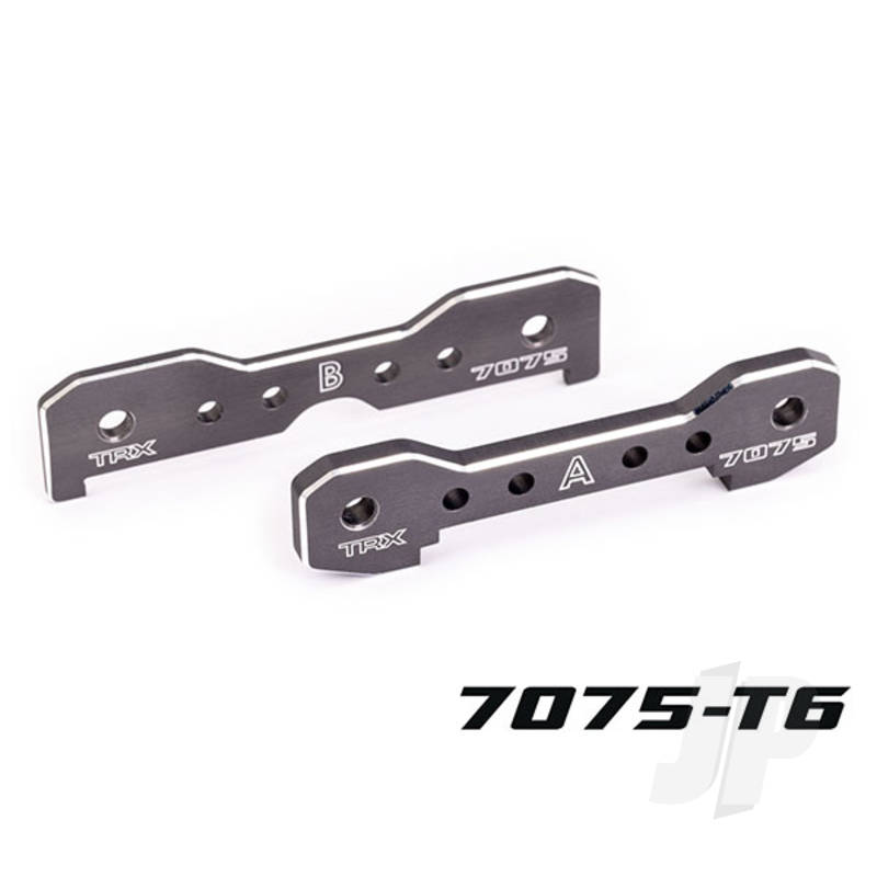 Traxxas Tie Bars, Front, 7075-T6 Aluminium (Dark Titanium-Anodised) (Fits Sledge) (TRX9629A)