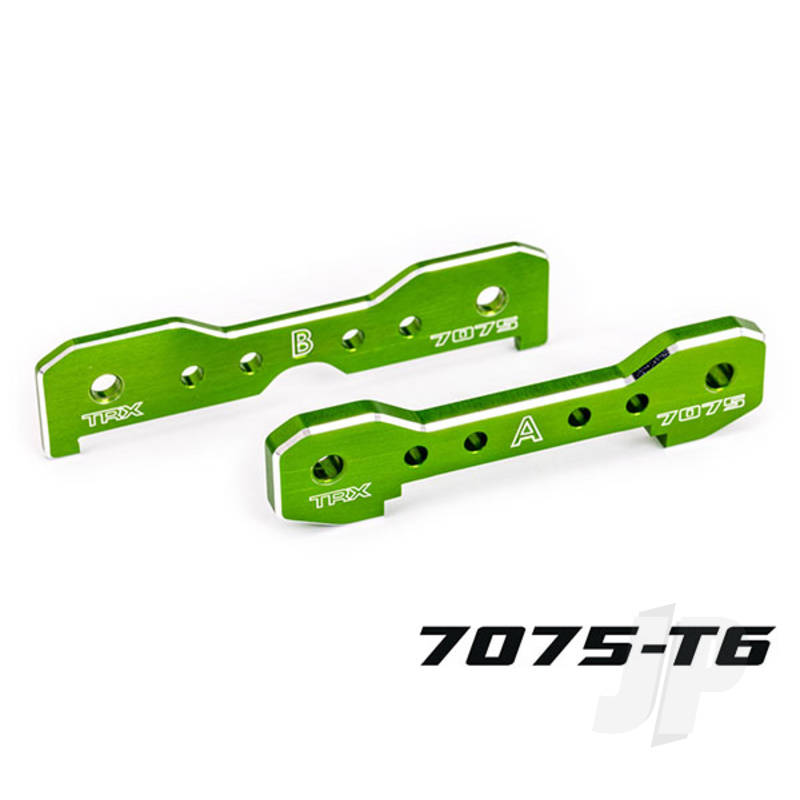 Traxxas Tie Bars, Front, 7075-T6 Aluminium (Green-Anodised) (Fits Sledge) (TRX9629G)