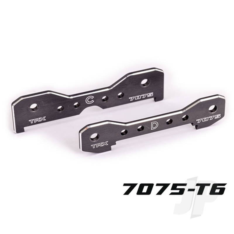 Traxxas Tie Bars, Rear, 7075-T6 Aluminium (Dark Titanium-Anodised) (Fits Sledge) (TRX9630A)