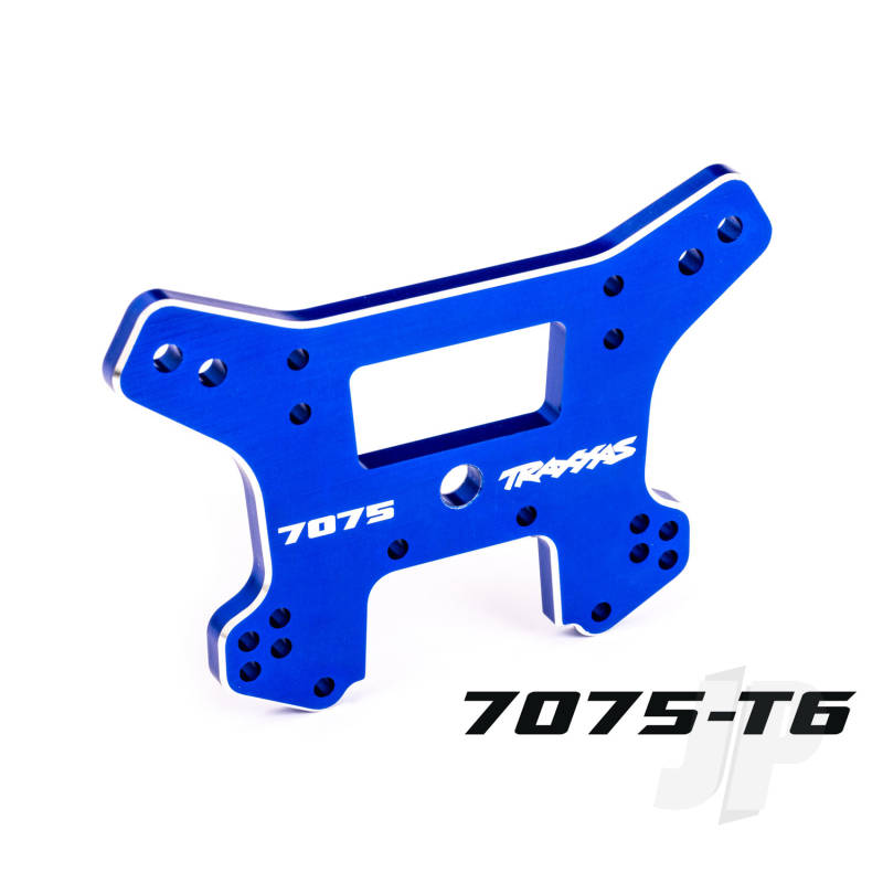 Traxxas Shock Tower, Front, 7075-T6 Aluminium (Blue-Anodised) (Fits Sledge) (TRX9639)