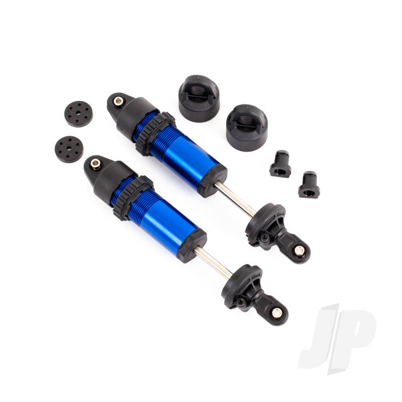 Traxxas Shocks, Gt-Maxx, Aluminium (Blue-Anodised) (Fully Assembled W / O Springs) (2) (TRX9660)