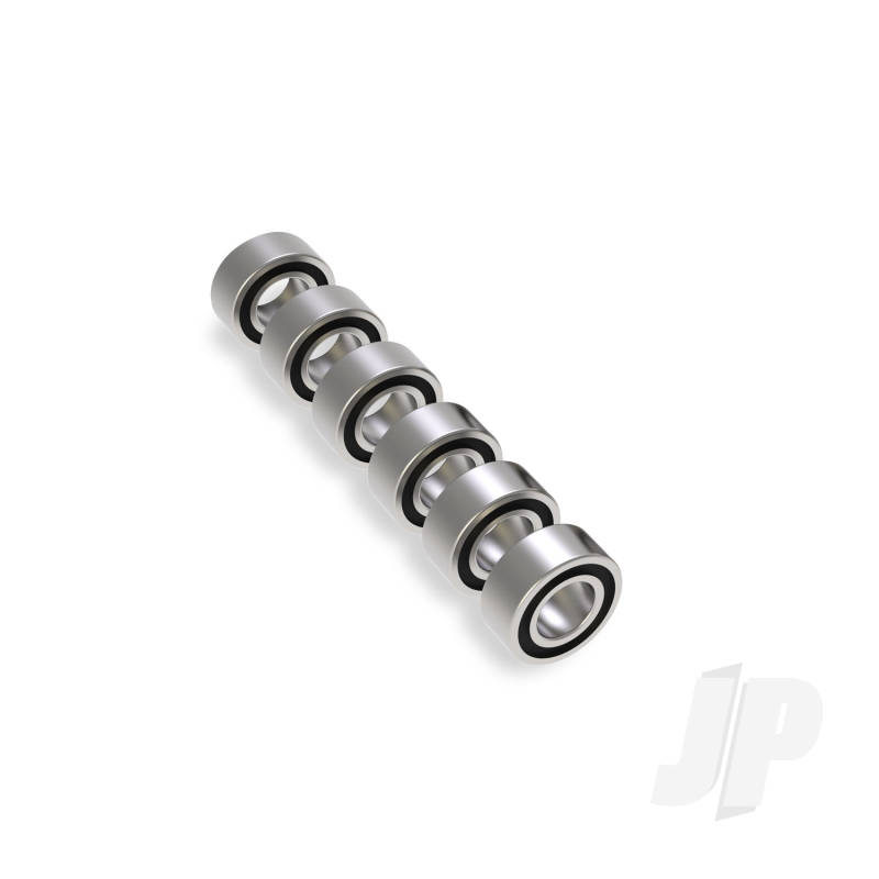 Traxxas Ball Bearing Set, Transmission, Black Rubber Sealed (Contains 3X6X2.5Mm Bearings (6)) (TRX9745R)