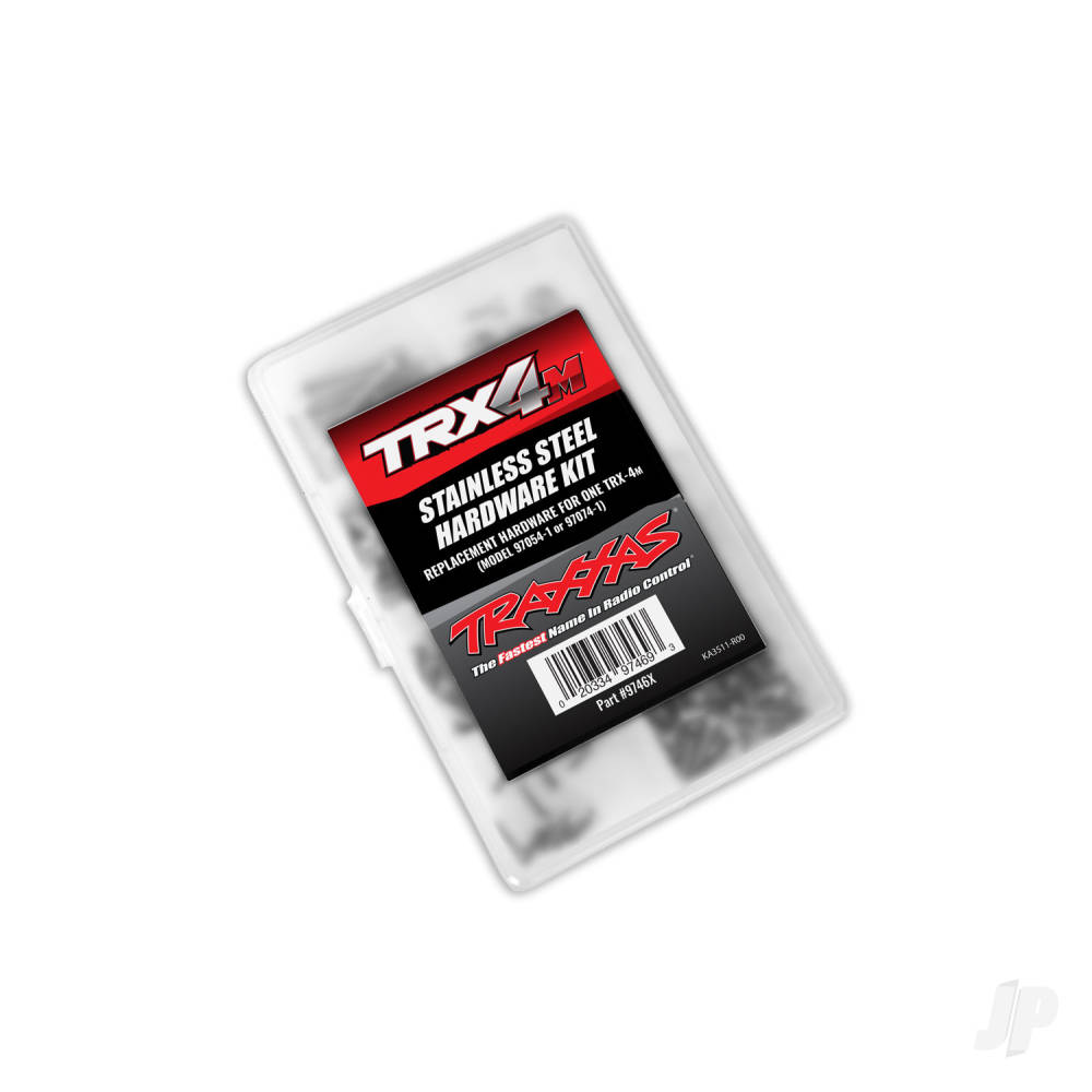 Traxxas Hardware Kit, Stainless Steel Complete (All Hardware On 1/18-Scale Ford Bronco Or Land Rover Defender)(TRX9746X)