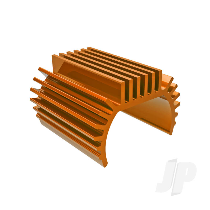 Traxxas Heat Sink, Titan 87T Motor (6061-T6 Aluminium, Orange-Anodised) (TRX9793-ORNG)