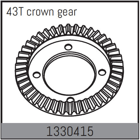 Absima 43T Crown Gear ( AB 1330415)