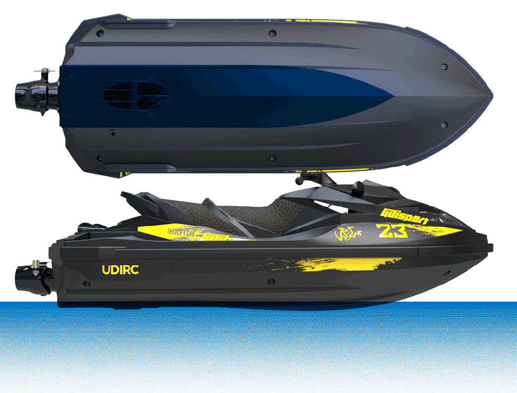 UDIRC Inkfish Jetboat 362Mm Turbojet RTR Brushed (UDI023)