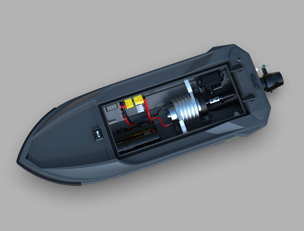 UDIRC Inkfish Jetboat 362Mm Turbojet RTR Brushed (UDI023)