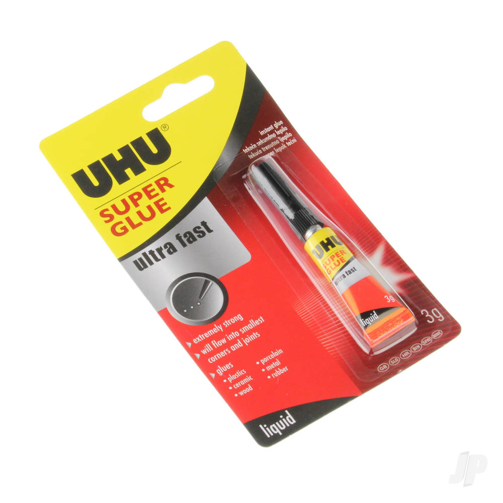 UHU Super Glue Ultra Fast Liquid 3g (UHU40755)