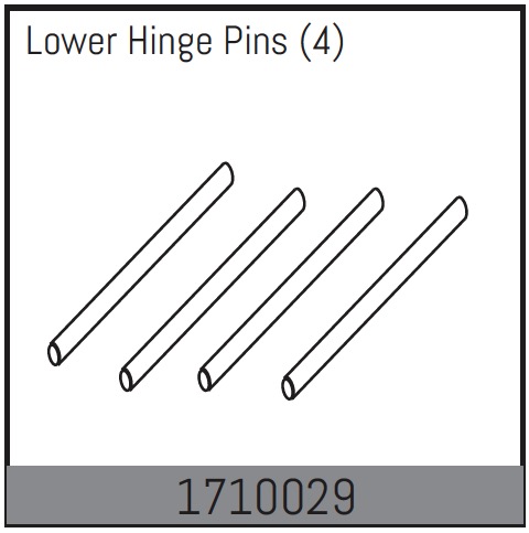 Absima Lower Hinge Pins (4) ( AB 1710029)