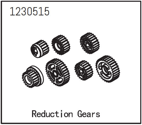 Absima Reduction Gears ( AB 1230515)