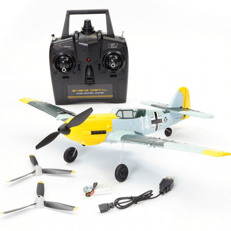 Volantex Messerschmitt BF109 4CH 400mm Brushed W/Gyro EPP RTF (V761-11)