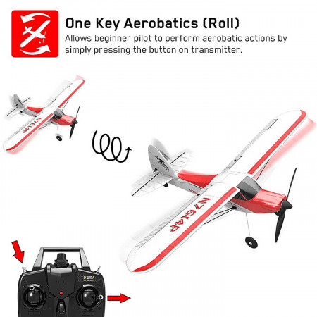 Volantex Sport Cub 500 4CH 500mm Brushed w/Gyro EPP RTF (V761-4)