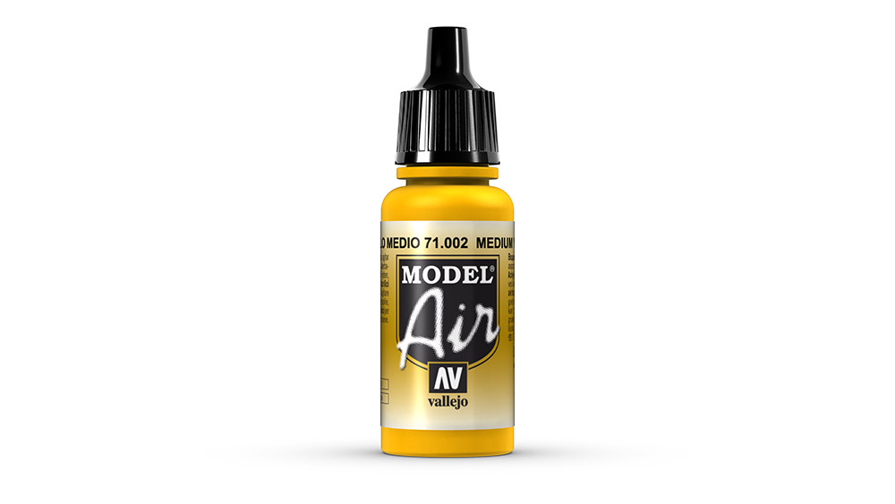 AV Vallejo Model Air 17ml - Medium Yellow (VAL002)