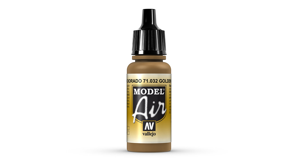 AV Vallejo Model Air 17ml - Golden Brown (VAL032)