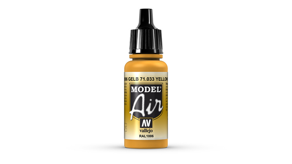 AV Vallejo Model Air 17ml - Yellow Ochre (VAL033)