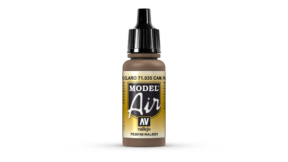 AV Vallejo Model Air 17ml - Camouflage Pale Brown (VAL035)