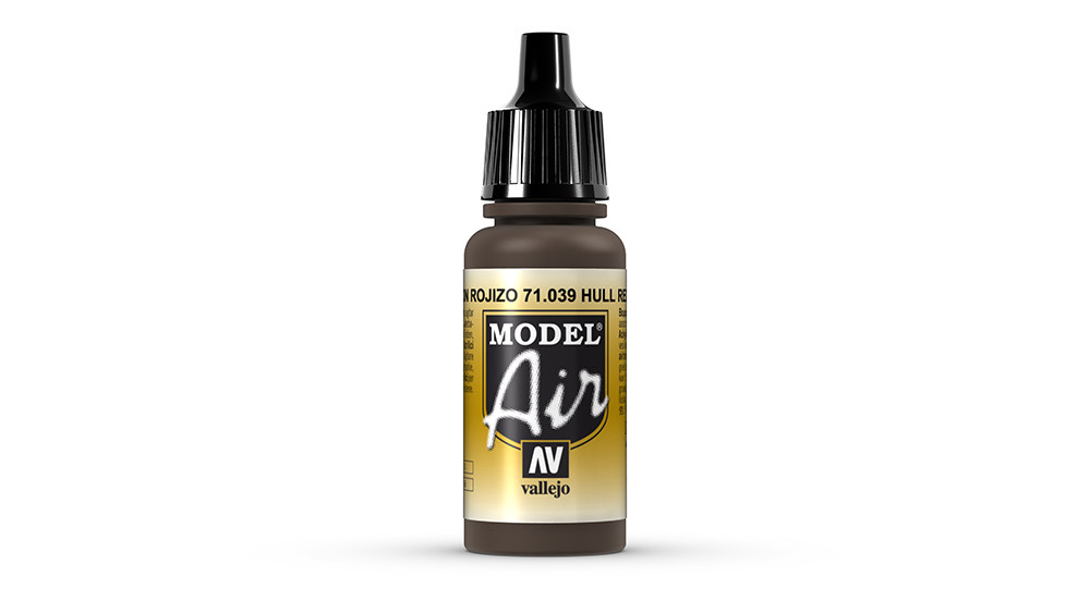 AV Vallejo Model Air 17ml - Hull Red (VAL039)