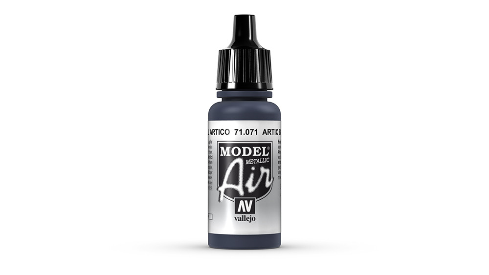 AV Vallejo Model Air 17ml - Artic Blue (Metallic) (VAL071)
