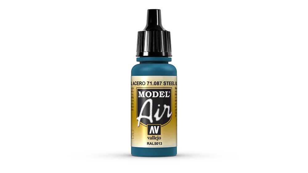 AV Vallejo Model Air 17ml - Steel Blue (VAL087)
