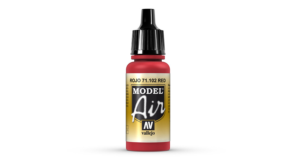 AV Vallejo Model Air 17ml - Red (VAL102)