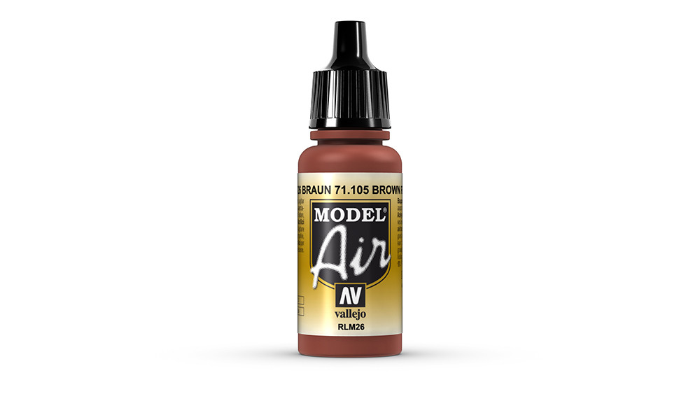 AV Vallejo Model Air 17ml - Brown (RLM 26) (VAL105)