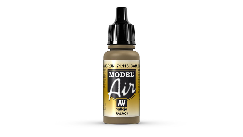 AV Vallejo Model Air 17ml - Camouflage Grey Green RAL7008 (VAL116)