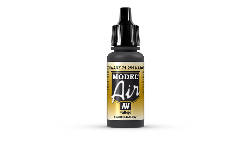 AV Vallejo Model Air 17ml - NATO Black (VAL251)