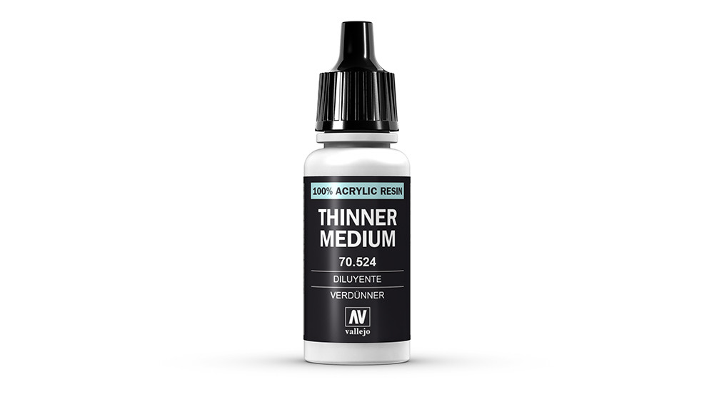 AV Vallejo Model Color 17ml - Thinner Medium (VAL524)