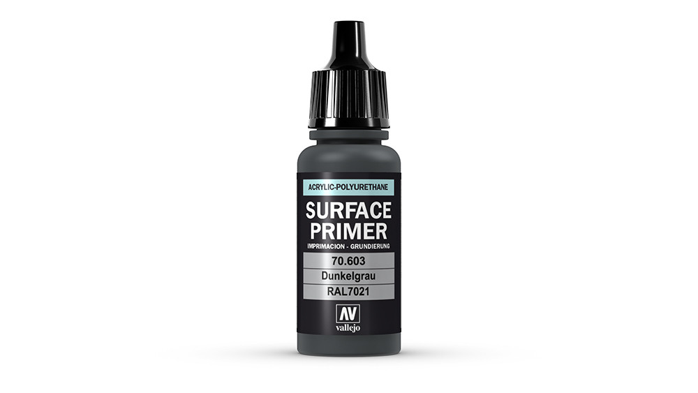 AV Polyurethane 17ml - Primer German Panzer Grey (RAL 7021) (VAL70603)