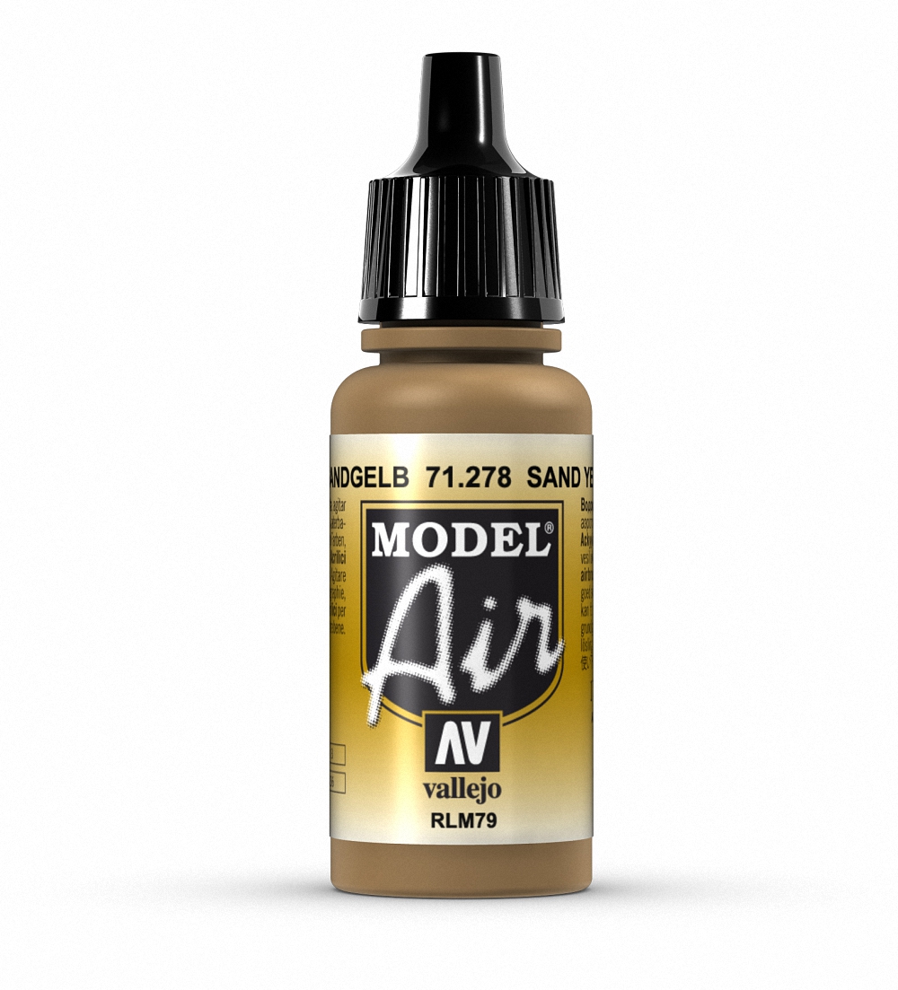 AV Vallejo Model Air 17ml - Sand Yellow RLM79 (VAL71278)
