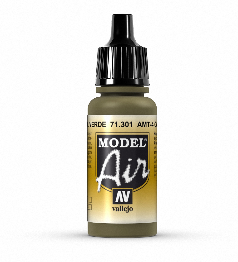 AV Vallejo Model Air 17ml - AMT-4 Camouflage Green (VAL71301)