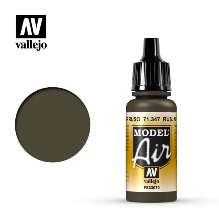 AV Vallejo Model Air 17ml - Russian AF Dark Green (VAL71347)