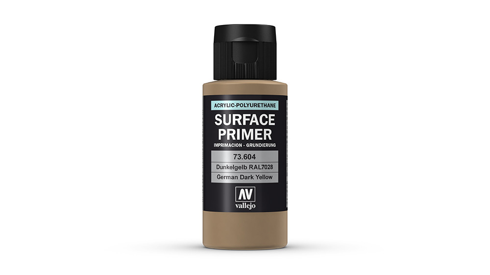 AV Vallejo Polyurethane - Primer German Dark Yellow (RAL 7028) 60ml (VAL73604)