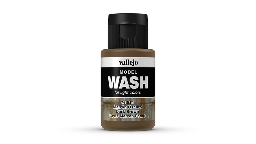 AV Vallejo Model Wash 35ml - Dark Brown Wash (VAL76514)