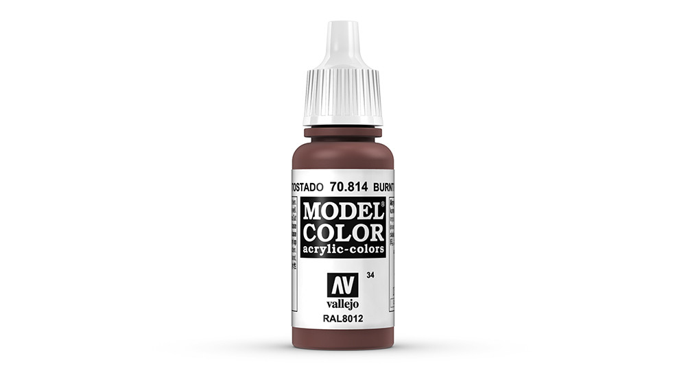 AV Vallejo Model Color 17ml - Burnt Cadmium Red (VAL814)