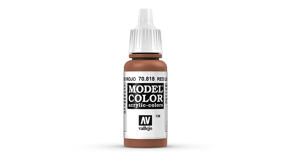 AV Vallejo Model Color 17ml - Red Leather (VAL818)