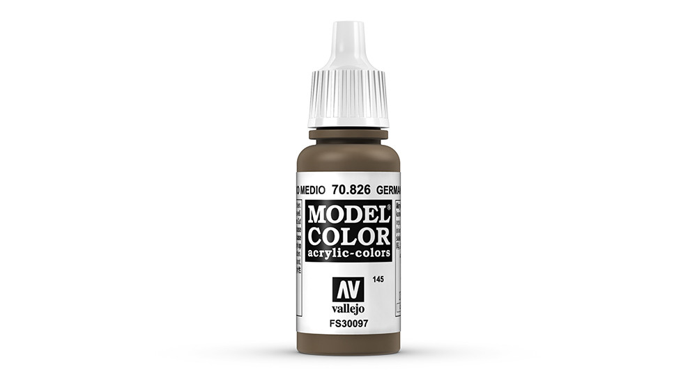 AV Vallejo Model Color 17ml - German Cam Medium Brown (VAL826)