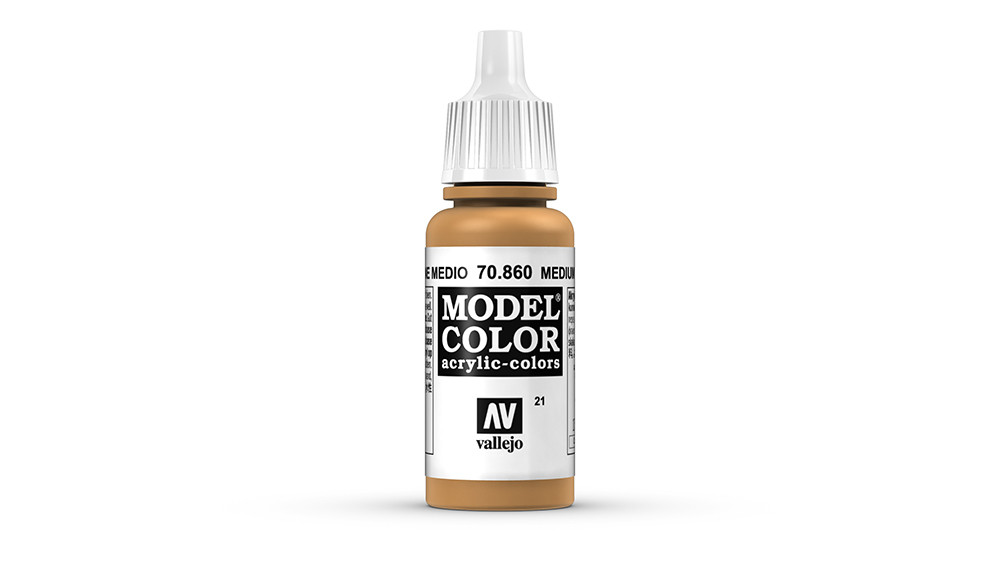 AV Vallejo Model Color 17ml - Medium Fleshtone (VAL860)