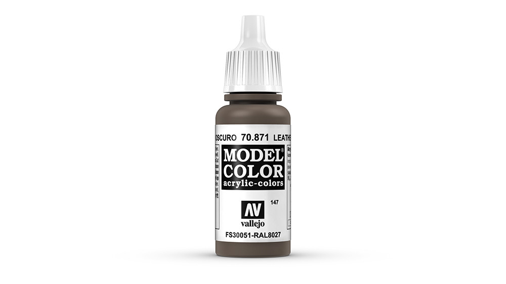 AV Vallejo Model Color 17ml - Leather Brown (VAL871)