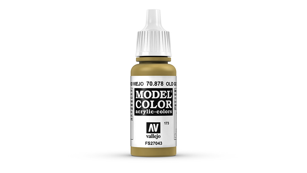 AV Vallejo Model Color 17ml - Metallic Old Gold (VAL878)