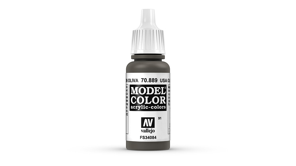 AV Vallejo Model Color 17ml - Olive Brown (VAL889)