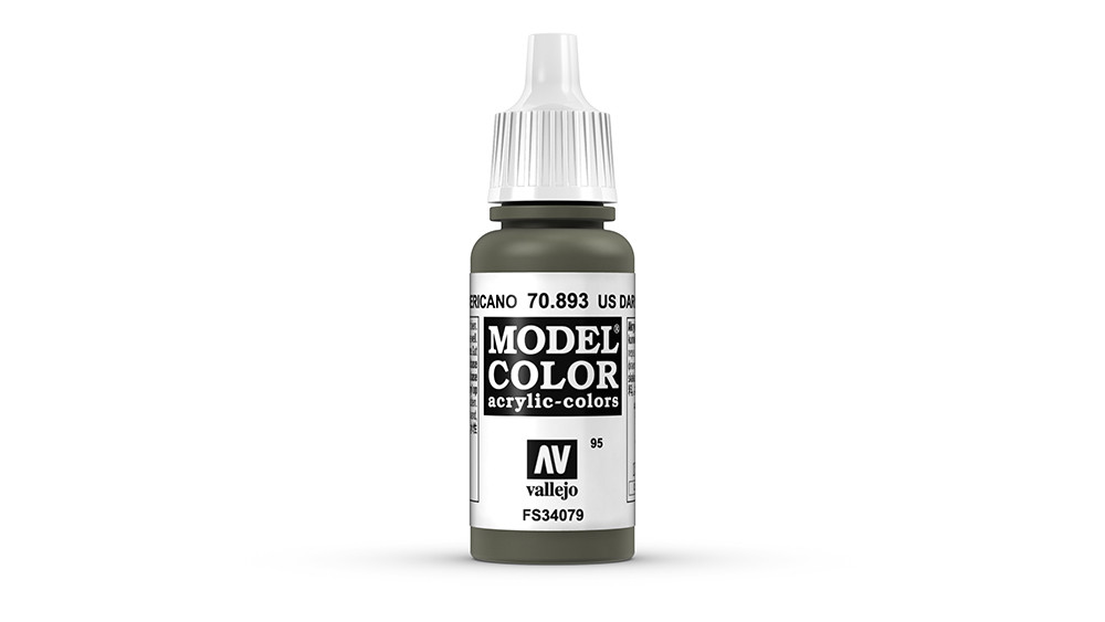 AV Vallejo Model Color 17ml - US Dark Green (VAL893)