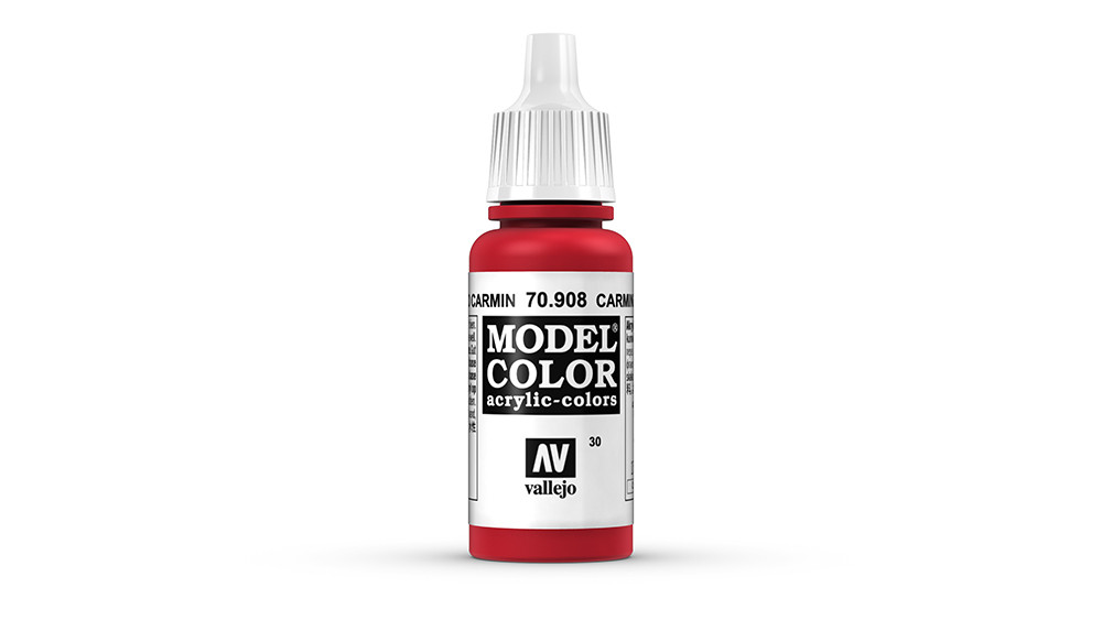 AV Vallejo Model Color 17ml - Carmine Red (VAL908)