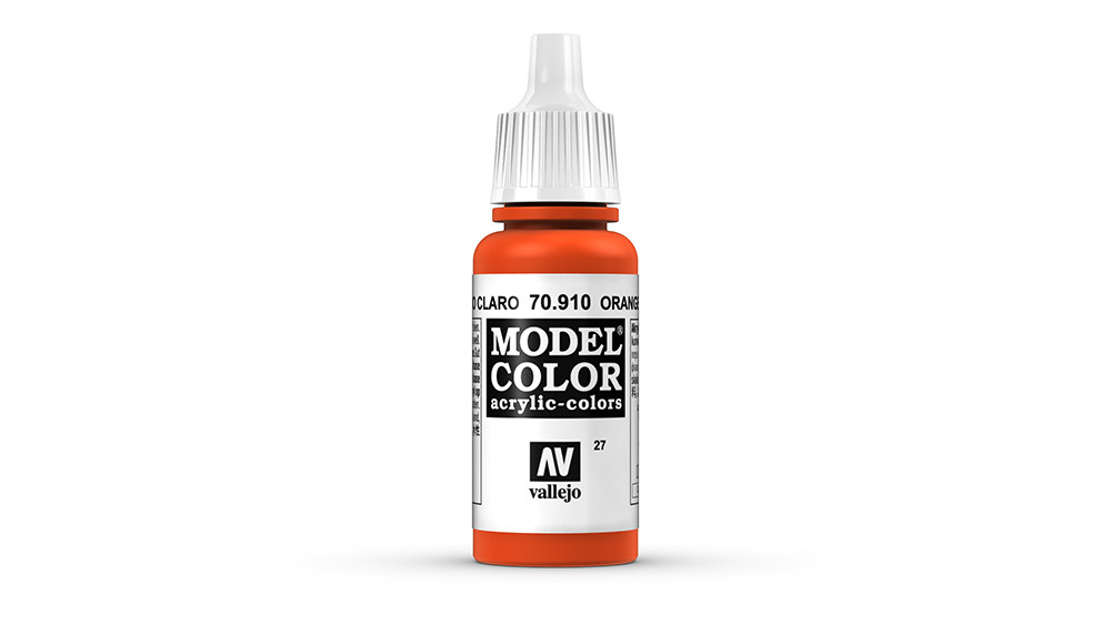 AV Vallejo Model Color 17ml - Orange Red (VAL910)