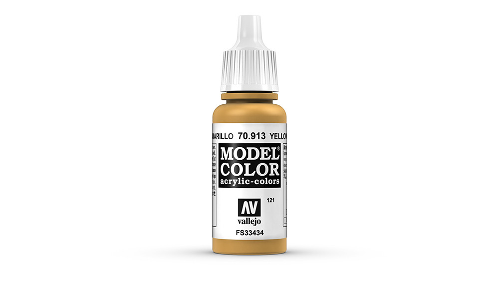 AV Vallejo Model Color 17ml - Yellow Ochre (VAL913)