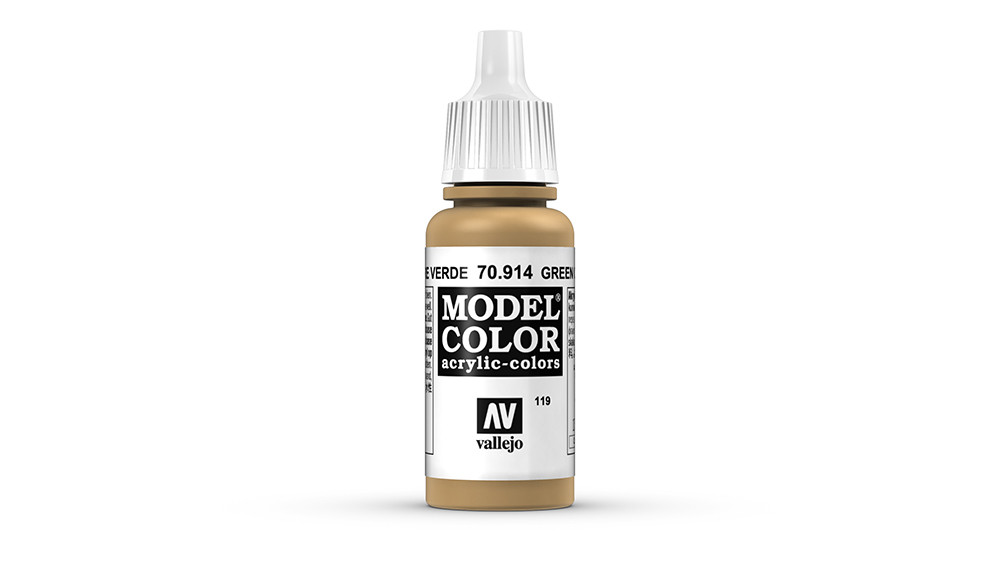 AV Vallejo Model Color 17ml - Green Ochre (VAL914)